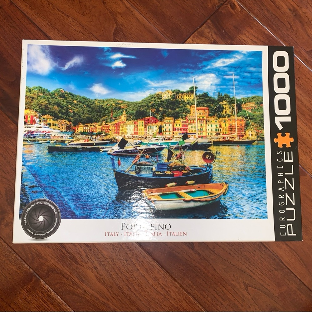 EuroGraphics Portofino Italy Jigsaw Puzzle (1000 Piece) New Sealed HDR graphics